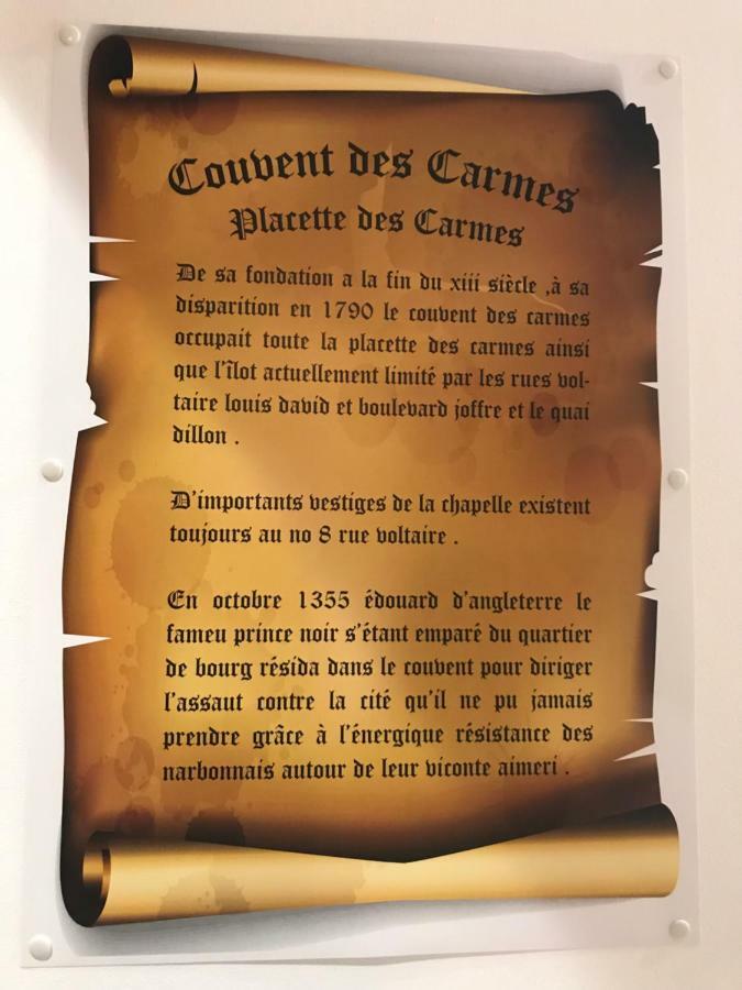 Studio Du Couvent Des Carmes Narbonne Eksteriør bilde